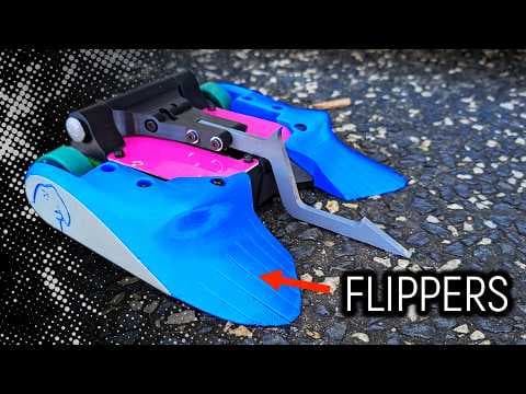 I made a Fighting Robot with Flexible Flippers!
