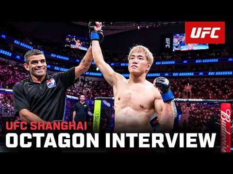 Kai Asakura Octagon Interview | UFC Shanghai