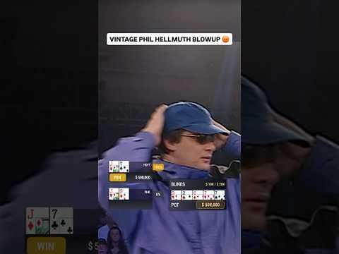 CLASSIC Phil Hellmuth Poker Rant 😭 #poker #casino #philhellmuth