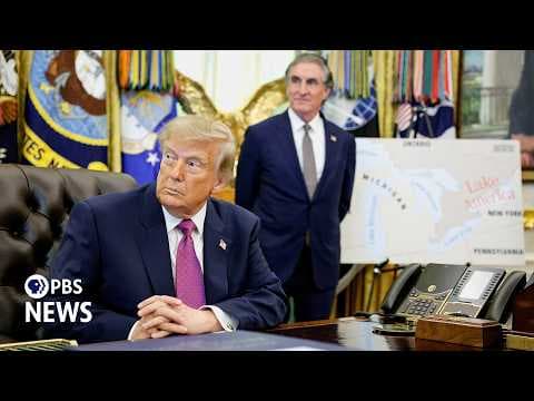 WATCH: Trump signs order changing Lake Ontario to 'Lake America'