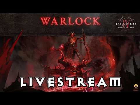 đź”´Live - Diablo 4 Lord of Hatred - Abyssal Warlock & Crushing the Campaign