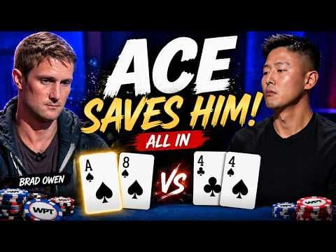 $2,086,000 On The Line Brad Owen All In… Then The Ace Hits