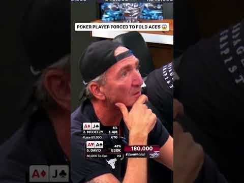 POCKET ACES FOLDED PREFLOP?! 😵 #poker #casino #pokerhands