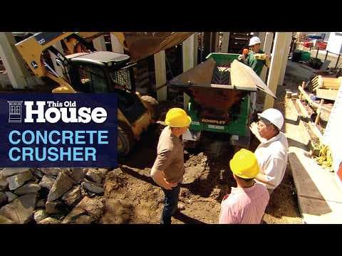 Concrete Crusher | This Old House