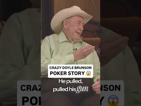 That Time Doyle Brunson's LIFE WAS AT RISK Playing Poker #poker #casino #pokerplayer