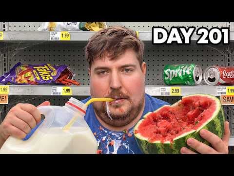 Eat Everything In A Grocery Store, Win $1,000,000