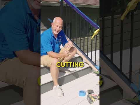 This Trick Makes Installing Stair Railings Easier