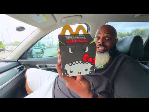 McDonald's Hello Kitty X Godzilla Angry Meal Review