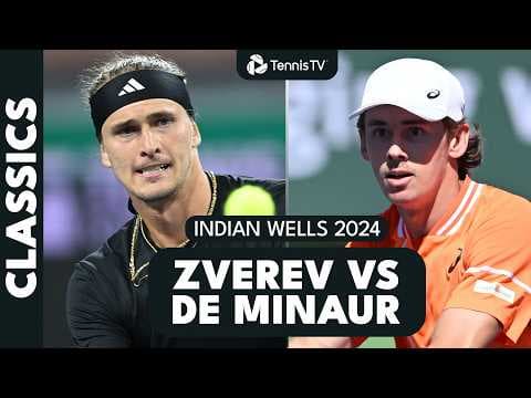 Alexander Zverev & Alex de Minaur THRILLER π₯ | Indian Wells 2024