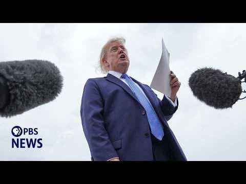 WATCH LIVE: Trump expected to speak to reporters as he departs for Alaska