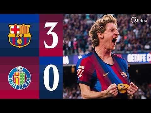 FC BARCELONA 3 vs 0 GETAFE | LALIGA 2026/27 MD08 🔵🔴