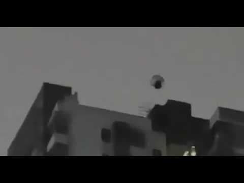 Square UFO inside a bubble captured on video in China
