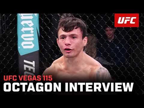 Alessandro Costa Octagon Interview | UFC Vegas 115