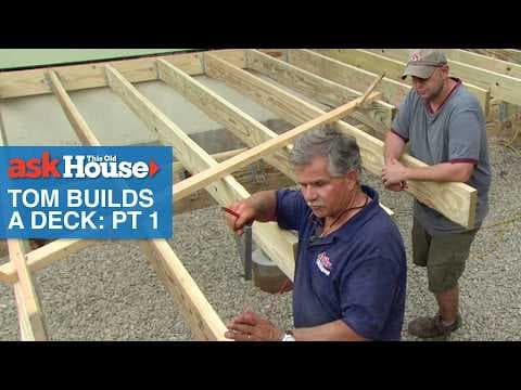 How to Build a Deck, Part 1 | Ask This Old House