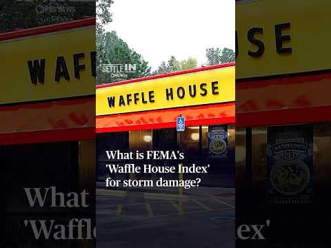 What is FEMA's 'Waffle House Index' for storm damage?