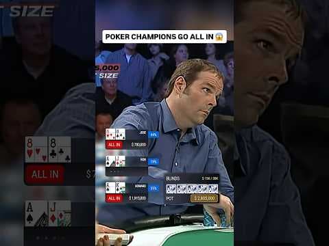 CRAZY ALL IN at WPT Battle of Champions 😓 #poker #casino #pokerhands